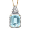 Zelda Blue Topaz Pendant